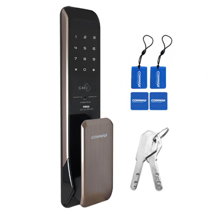 COMMAX 푸시풀 도어락 열쇠식 CDL230P 비상키2개 포함 COMMAX 푸시풀 도어락 열쇠식 CDL230P 비상키2개 포함