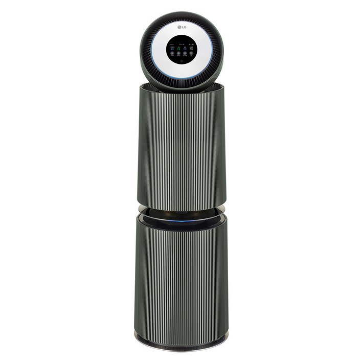 LG전자 퓨리케어 오브제컬렉션 AI 360 ̊ 공기청정기 M 필터 AS355NGNA 114㎡ 방문설치, AS355NGNA, 네이처 그린