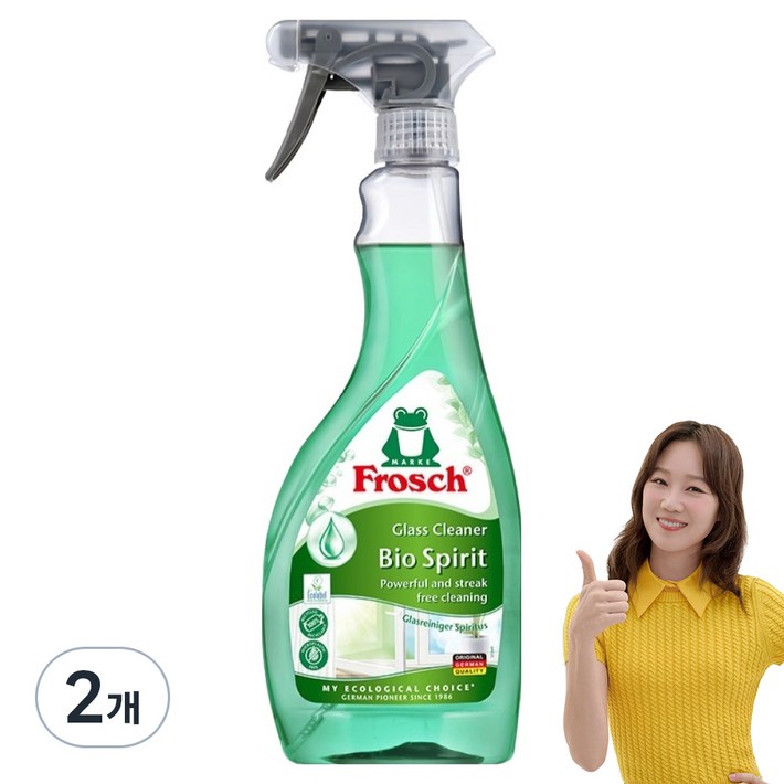 프로쉬 유리 세정제, 500ml, 2개