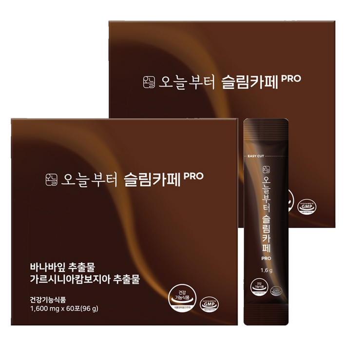 오늘부터 슬림카페PRO, 96g, 2개