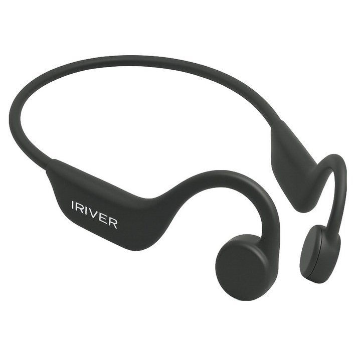 아이리버 골전도 넥밴드 스포츠 블루투스 이어폰, IBN2, 블랙