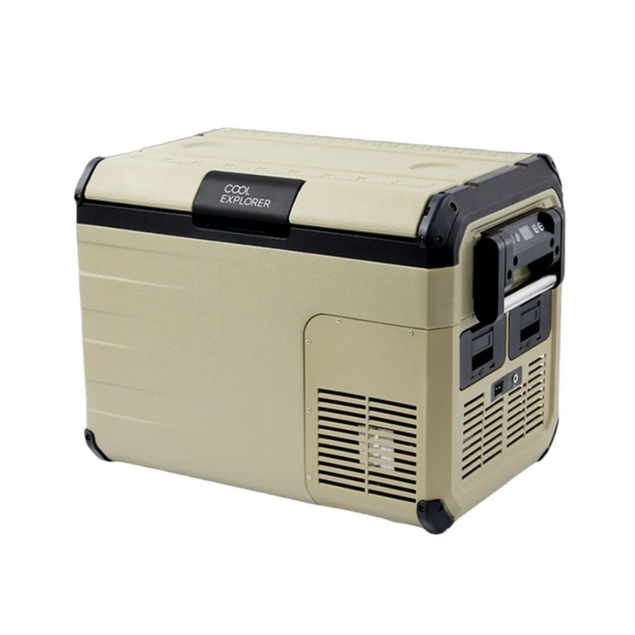콜드벨트 프리미엄 차량용 냉장고 대용량 휴대용 화물차 캠핑 가정용 차박 냉동고, 배터리 1개, 35L