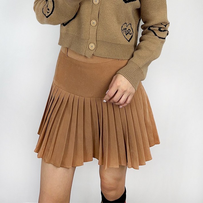 투솜 여성골프치마 여성골프스커트 골덴잔주름 골프 치마바지 여자 겨울골프스커트 여성 주름 플리츠 스커트 봄 가을