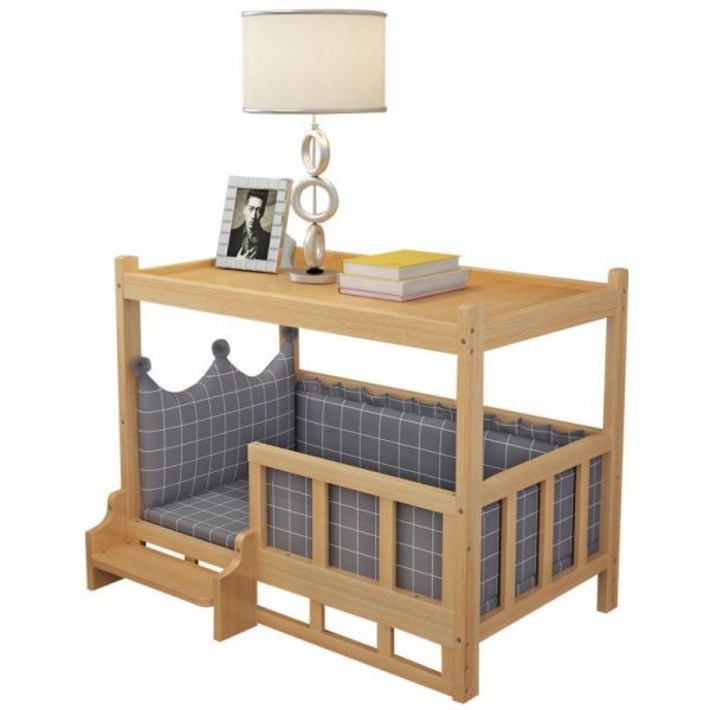 강아지침대 애견하우스 원목 개집 나무침대 반려동물 애견 고양이 침대