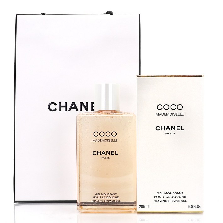 정식 한글라벨 백화점제품 샤넬 코코마드모아젤 샤워젤, 쇼핑백 동봉