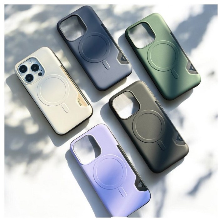 자력2배맥세이프 카드범퍼케이스카드2장수납 아이폰갤럭시