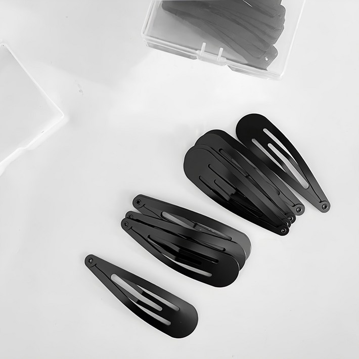 로지 대용량 똑딱핀 50p  케이스 물방울형