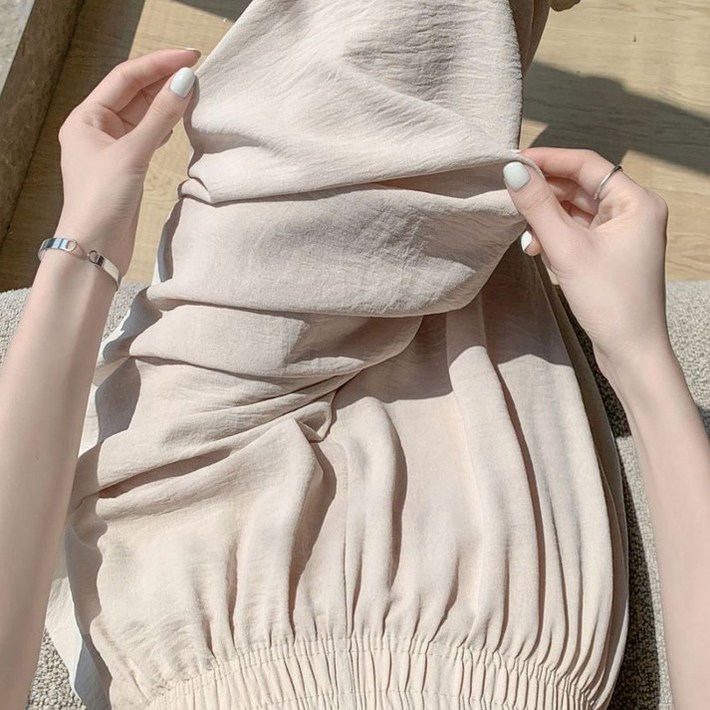 바바 체형커버 살랑살랑 여성 와이드 밴딩 팬츠 냉감소재 바바 체형커버 살랑살랑 여성 와이드 밴딩 팬츠 냉감소재