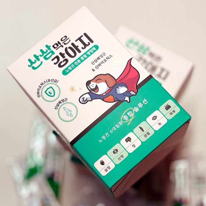 강아지 영양제 눈 관절 심장 피부 유산균 오메가3 비타민 올인원 종합