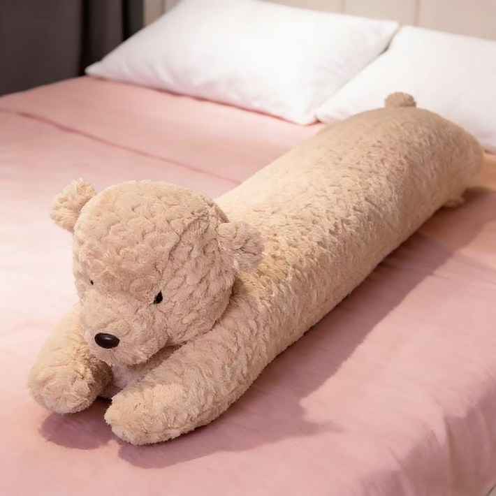 Tooliva 안고자는 바디필로우 인형 곰돌이 롱쿠션 다리 베개