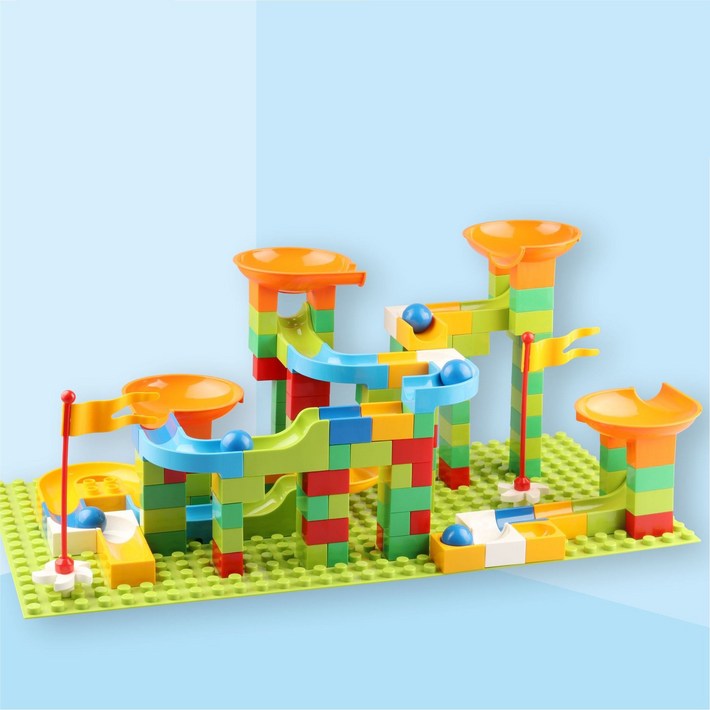 듀플로 호환 판 3개 포함 구슬블럭 152pcs 내맘대로 블럭 완벽호환 장난감