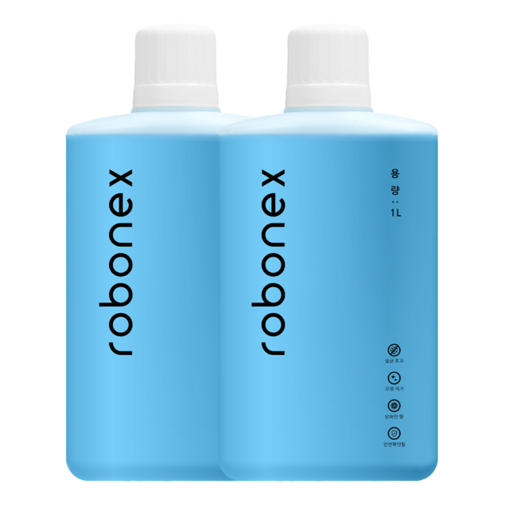 로보락 호환 세제 로봇청소기 클리너 세척액 1L 다이너 컴퍼니, 단일상품, 2개