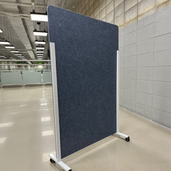 사무실파티션 사무용 파티션 책상 칸막이 회사 이동식 높이조절 가림막 공간분리 인테리어, 다크그레이9mm