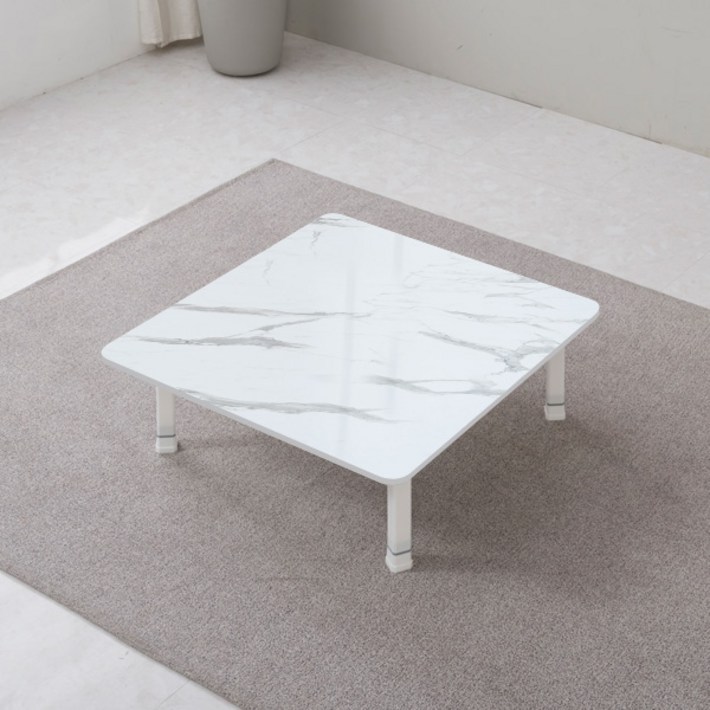 이반가구 접이식 칼라테이블 4단높이조절다리 좌식 다용도 책상 공부상 다과상 티테이블 사이드테이블