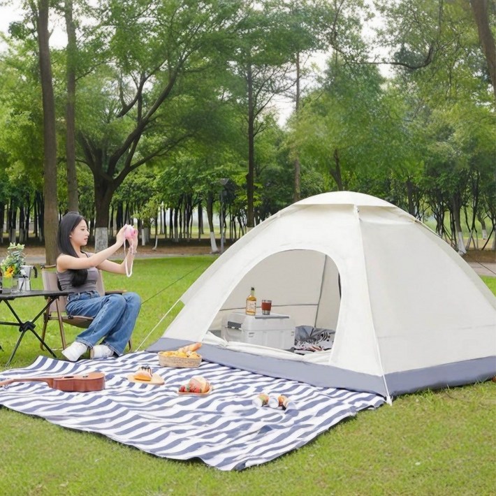 모아캠프 경량 야외용 원터치 텐트, 12인용