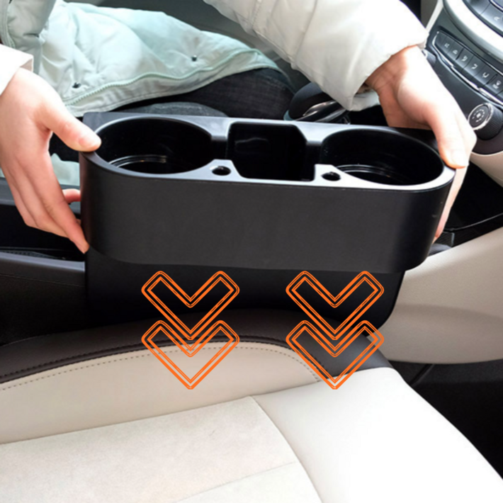 후후모먼트 차량용 사이드포켓 컵홀더 거치대, 블랙, 1개 후후모먼트 차량용 사이드포켓 컵홀더 거치대, 블랙, 1개