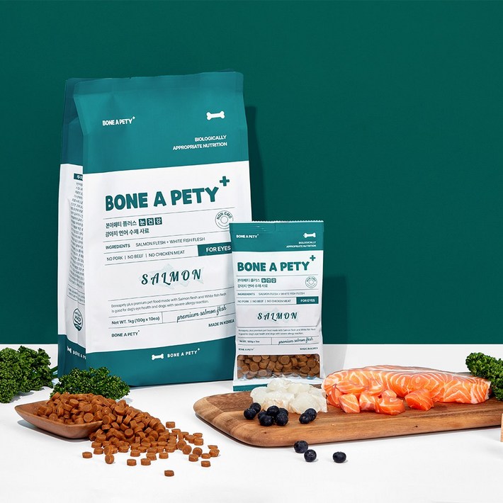 본아페티 플러스 강아지 연어 수제사료, 1kg, 6개 본아페티 플러스 강아지 연어 수제사료, 1kg, 6개