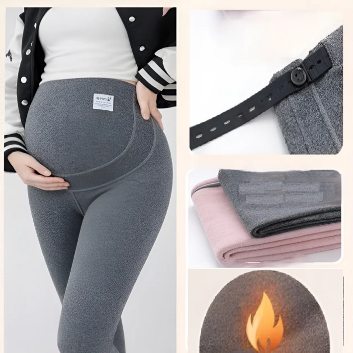 마마앙 레깅스 임산부 겨울 기모 바지 임부복