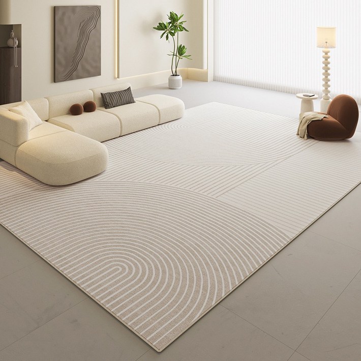 Onekr 방수방유 미끄럼방지 대형 거실 러그 먼지없고 수면 침대 카페트