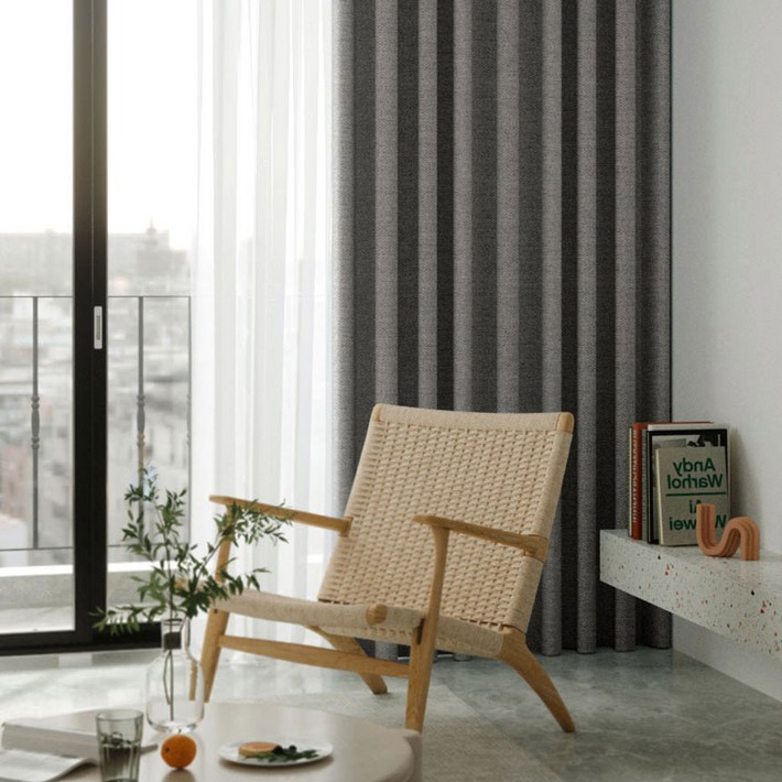 컬러필 형상기억가공 호텔식암막커튼