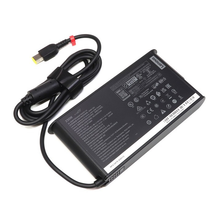 레노버 Lenovo 230W 슬림팁 게이밍 노트북 정품 전원 라운드 어댑터 케이블포함 5i 15IMH I7 81Y600M2KR, 1개 레노버 Lenovo 230W 슬림팁 게이밍 노트북 정품 전원 라운드 어댑터 케이블포함 5i 15IMH I7 81Y600M2KR, 1개