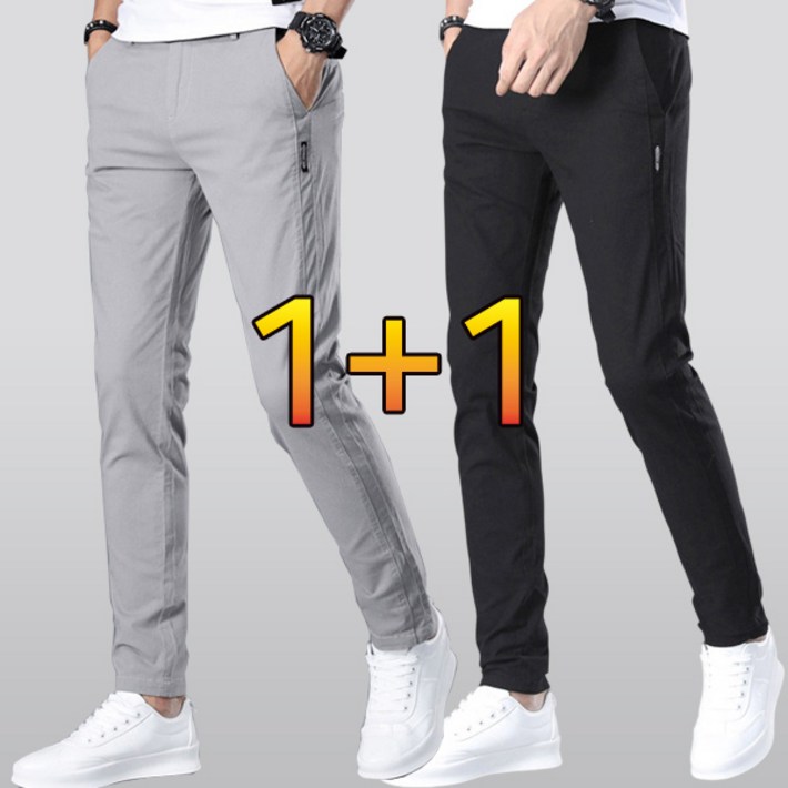 장바9니 11 남성 슬림핏 면스판 캐주얼바지 슬랙스