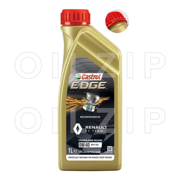 캐스트롤 엣지 0w40 RN17 RSA 1리터 르노 F1팀 합성엔진오일, 1개