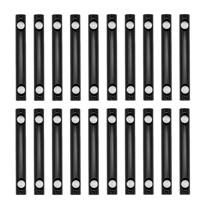 막대 스토퍼 캠핑용 막대 알루미늄, 블랙20p