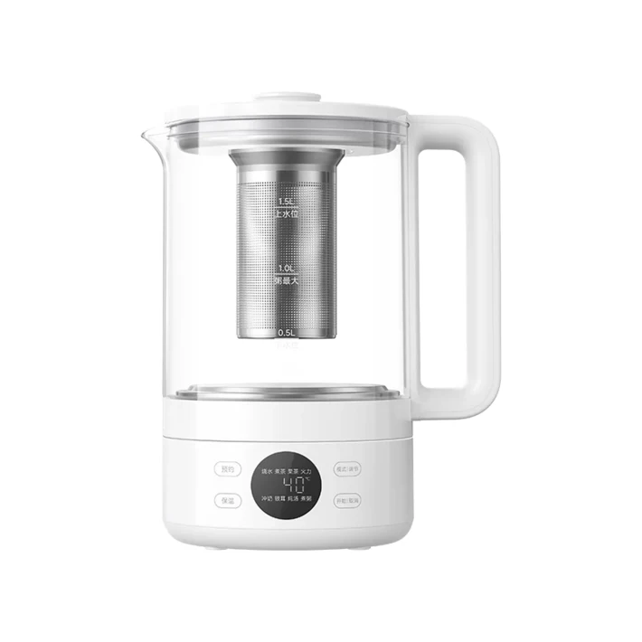 착즙기 Xiaomi Mijia 다기능 건강 보존 냄비 S1 전기 주전자 1000W 316L 스테인레스 스틸  붕규산 유리 바