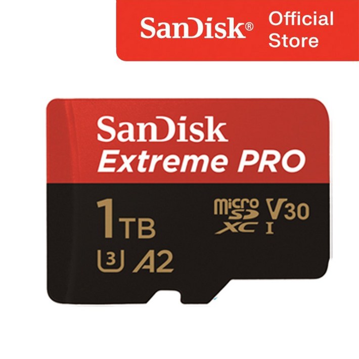 샌디스크 공식인증 정품 마이크로 SD 카드 익스트림 프로 SDSQXCD, 1TB, 1개 샌디스크 공식인증 정품 마이크로 SD 카드 익스트림 프로 SDSQXCD, 1TB, 1개