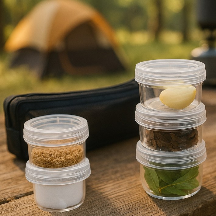 픽커리 여행용 캠핑 조미료 소스 양념 소분용기 양념통