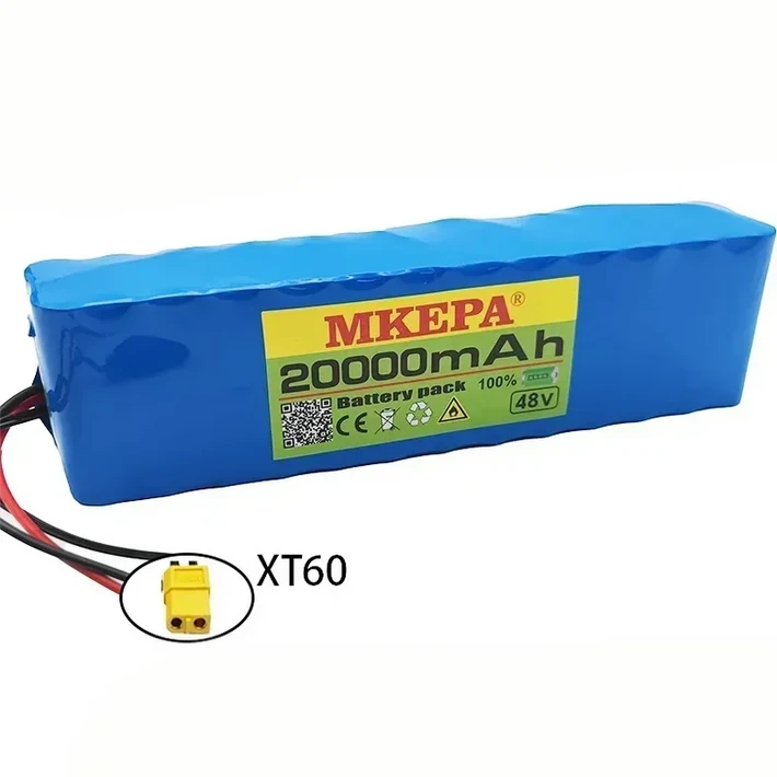 48V 20Ah 18650 리튬 이온 배터리 13S2P 1000W 고전력 전기 자전거 모터 키트에 적합