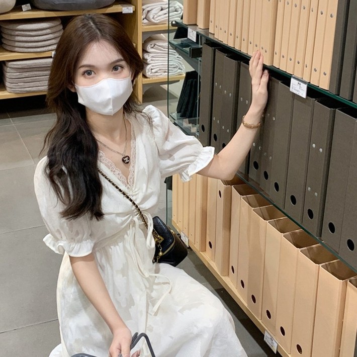 봄 여성용 원피스 캐주얼 피크닉 데이트 봄 여성용 원피스 캐주얼 피크닉 데이트