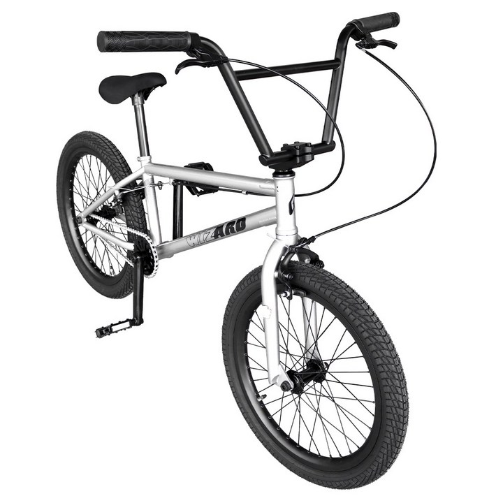 지멘스자전거BMX 가벼운 크로몰리 차체 선수용 자전거 위저드 20인치, 146cm, 1개, 위저드20크롬미조립 기본박스공구미포함