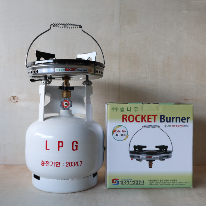 3kg LPG가스통 버너세트 고화력버너
