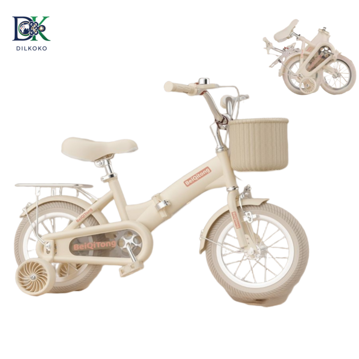 딜바이크 아동 접이식 자전거 98 조립 23468세 12인치 14인치 16인치 18인치, 1개, 16cm, 카카오베이무소음휠
