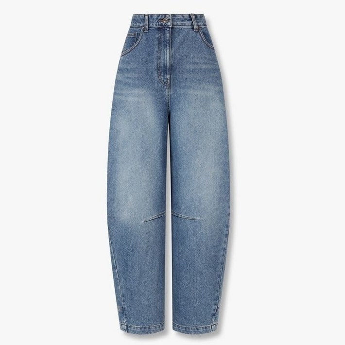 스튜디오 톰보이 백 어드저스터블 디테일 배기핏 데님 팬츠 9105362103 634799