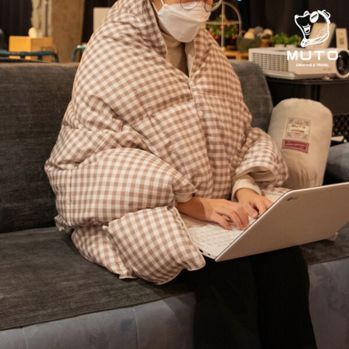 뮤토 웨어러블 구스 블랭킷 담요