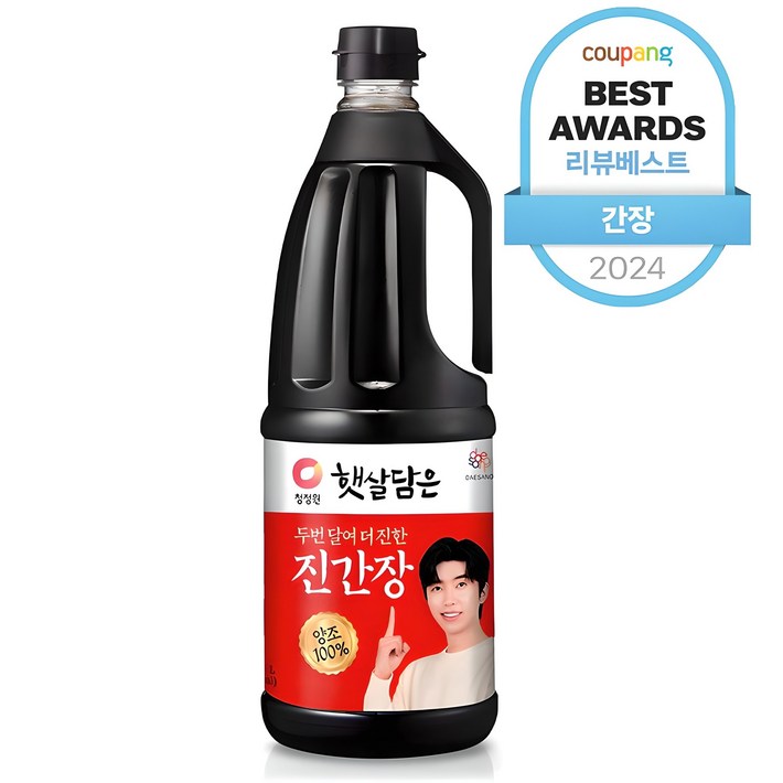 청정원 두번달여 더 진한 진간장, 1.7L, 1개 청정원 두번달여 더 진한 진간장, 1.7L, 1개