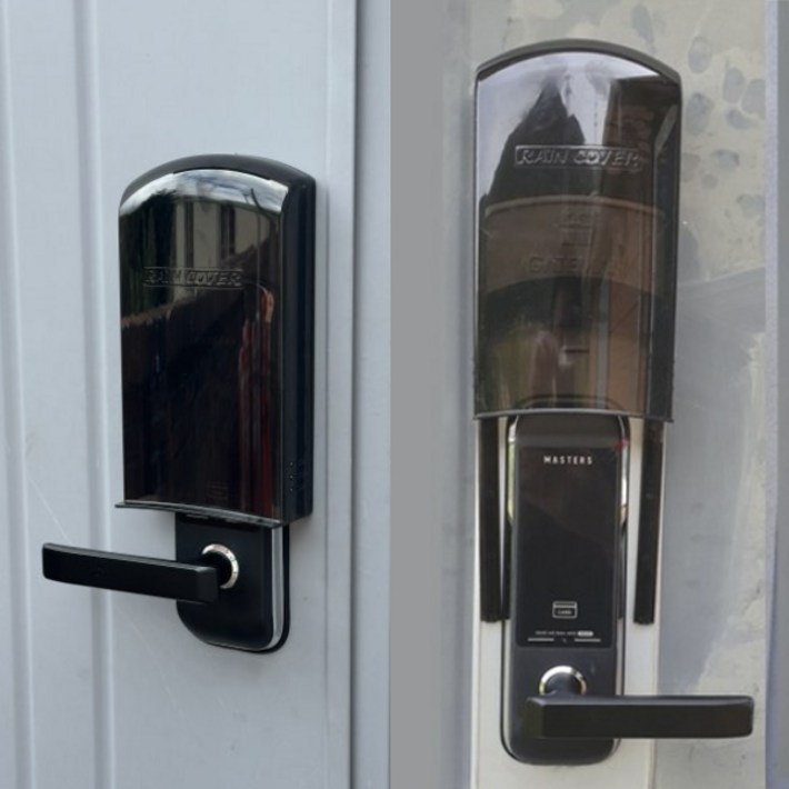 도어락 레인커버 번호키레인커버 방수커버 빗물방지 비막음 번호키방수 RC