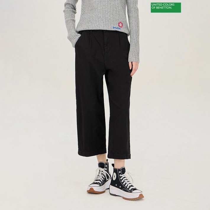 베네통 항아리 배기핏 데님 팬츠 BADPA4561