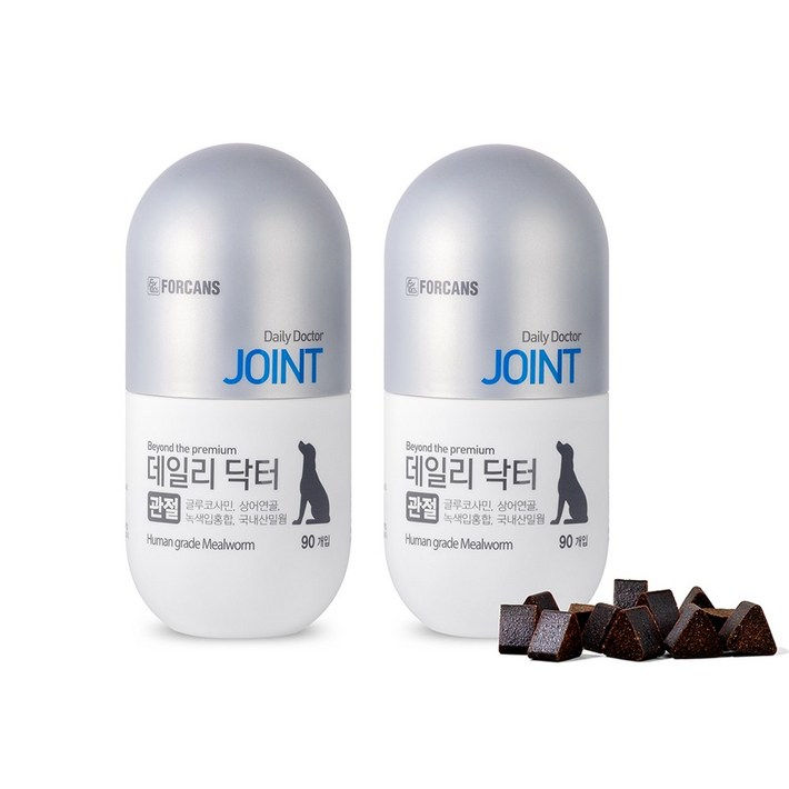 데일리닥터 관절 90개입 포켄스 강아지 관절영양제 220g x 2개세트, 2개