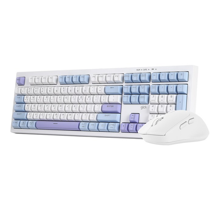 지클릭커 오피스프로 WMK50 사일런스 M 무소음 무선 블루투스 108 키보드 마우스 세트