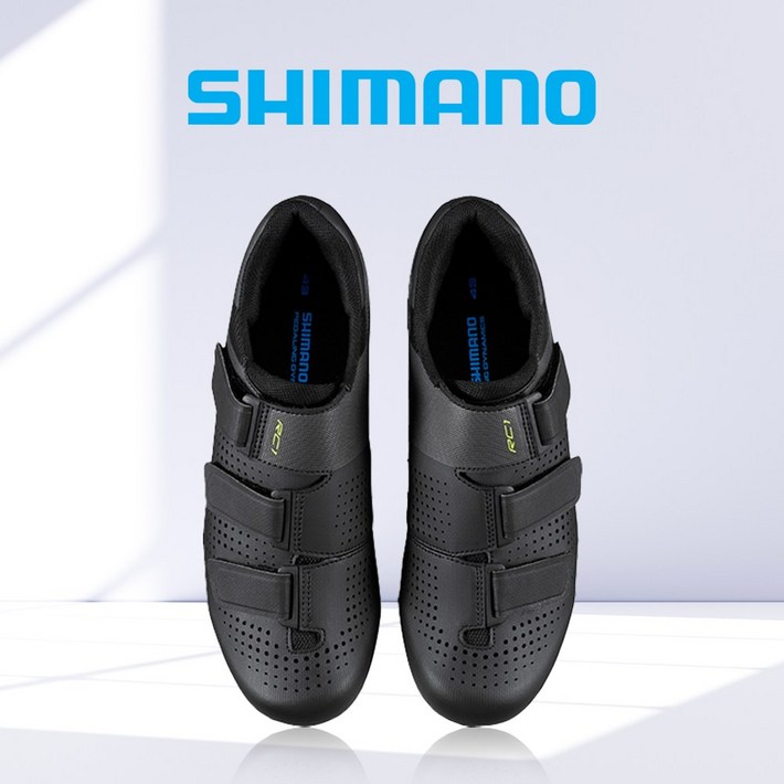 시마노 RC100 클릿 슈즈 로드 자전거 신발 싸이클 운동화 인도어 입문용