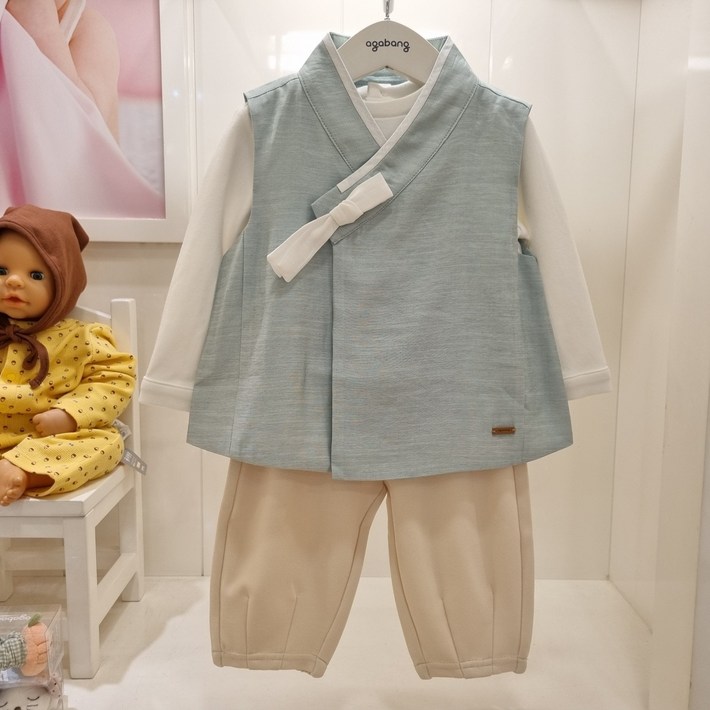 아가방 NC엑스코점 30% 세트로, 단품으로 활용하기 좋은 제리한복3세트! 유아 한복