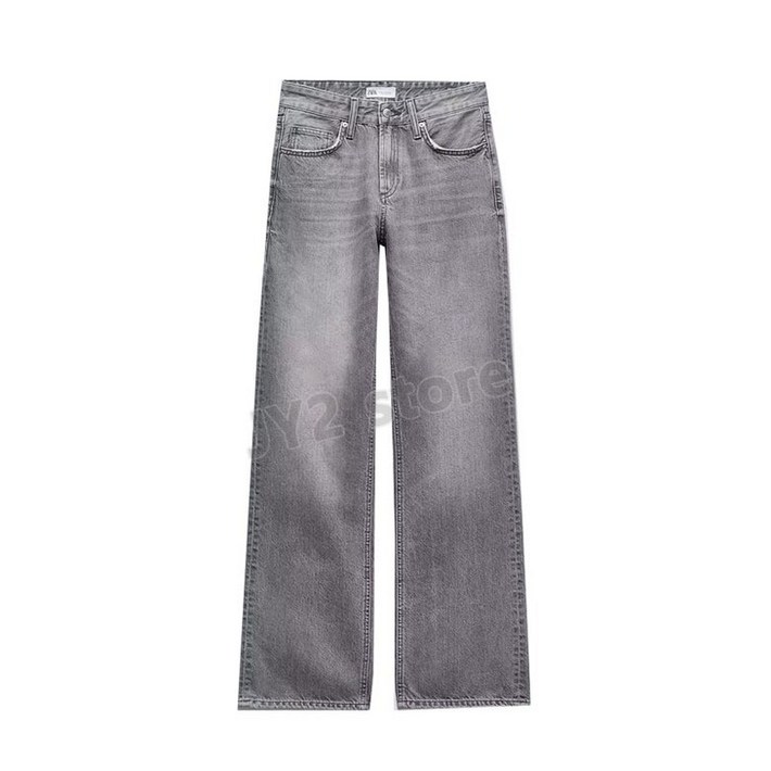ZARA 여자신상 데님팬츠 캐주얼 와이드핏 청바지 2Y1007
