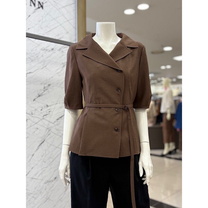 KL 케이엘 카라 벨티드 블라우스 KGBLPF9000 NC순천점