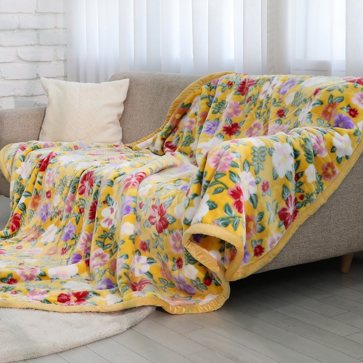 한성실업 메리로즈 양면 밍크담요 대형150X200