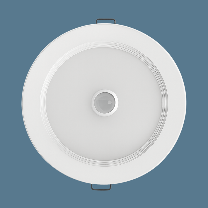 루미안 KS 국산 LED 다운라이트 센서등 타공 6인치15Cm 15W 현관등 복도등, 200개, 전구색노란색 3000k