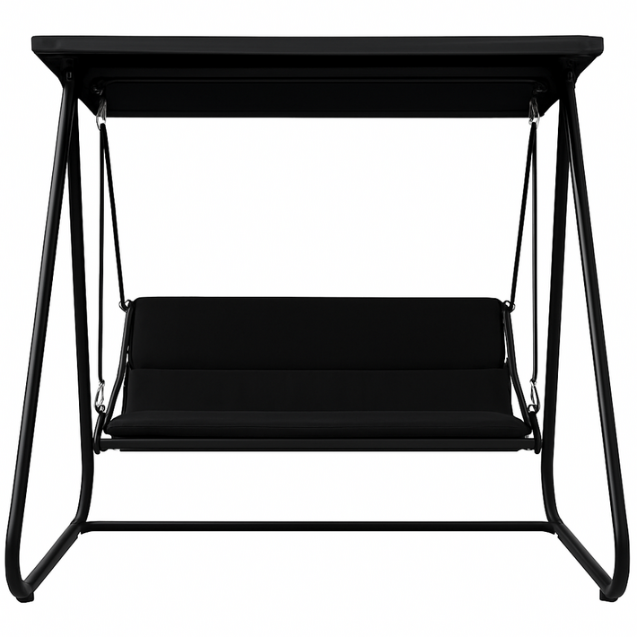 늘쉼 그네의자 야외의자 흔들의자 해먹 펜션 정원 민박 농가 무중력의자 캠핑의자, 늘쉼 매트 블랙